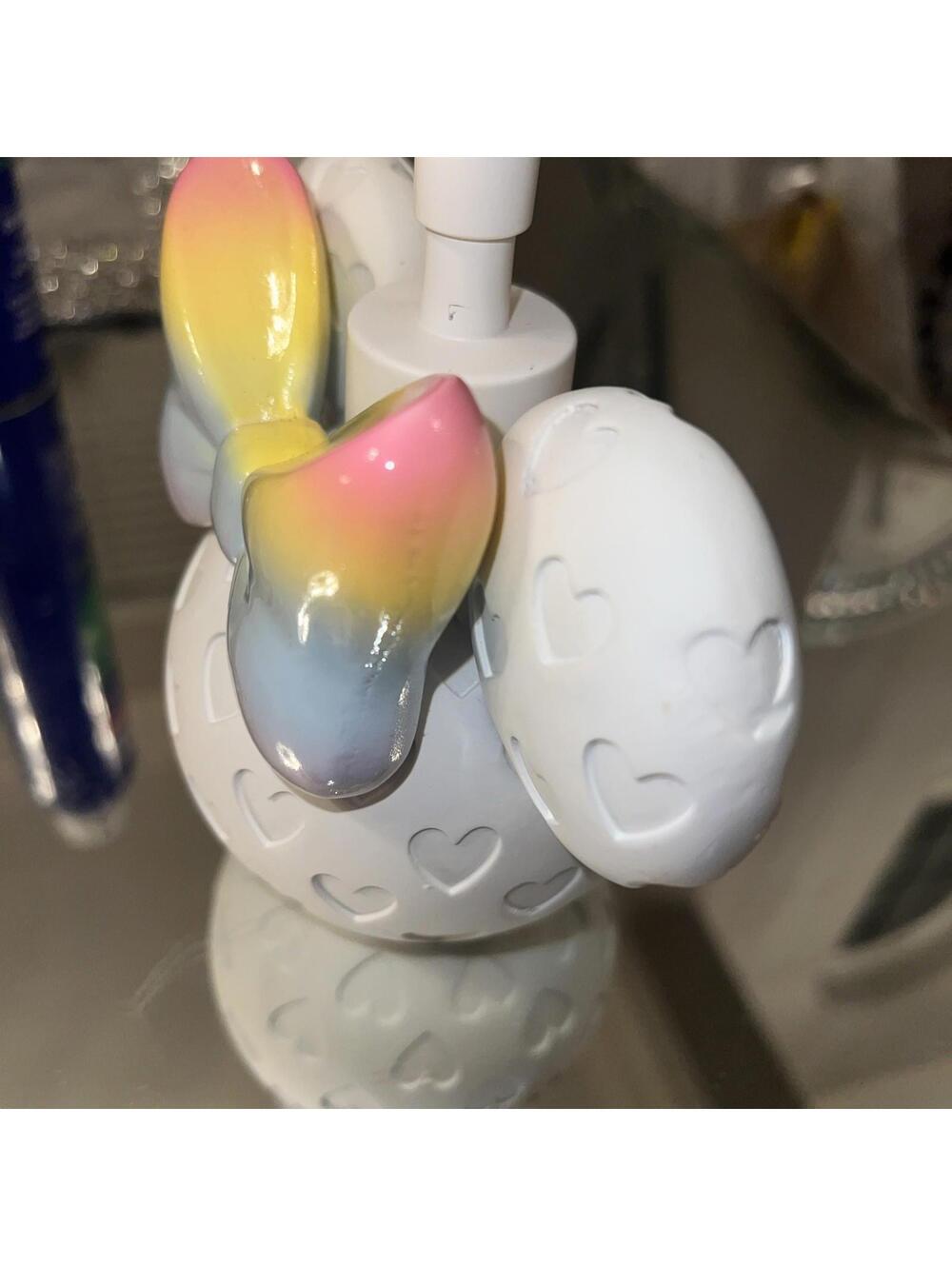 DISNEY Minnie Mouse Rainbow Bow Soap/Lotion Dispenser With Pump New - Picture 4 of 5